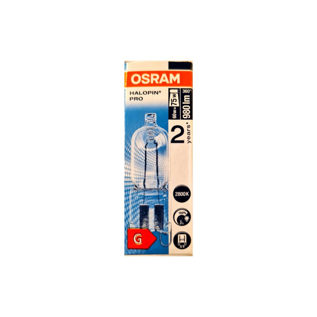 OsramOsram Halogeenlamp  Eco 60W/75w G9 Helder 
