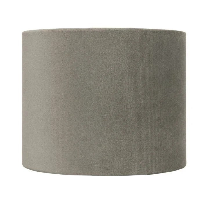 Losse velourse kappen Taupe 45cm