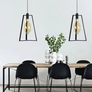 Ztahl Trevi 2-Lichts Hanglamp Zwart 140cm