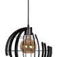 ZTaHL Hanglamp Terra Ø35cm 2402-9005 Zwart Ral structuur 9005