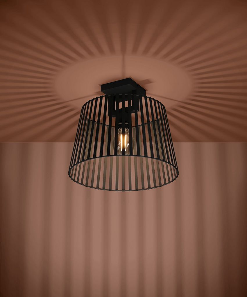 Bogota Plafondlamp Zwart Ø38cm