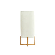 Table lamp 21,5x21,5x50,5 cm WYN wood prnt natur+linen cream