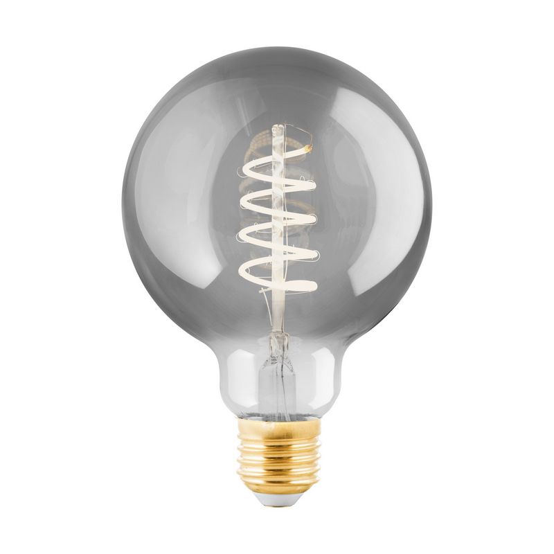 EGLO led filament G95 kogellamp Smoke spiraal E27  4Watt