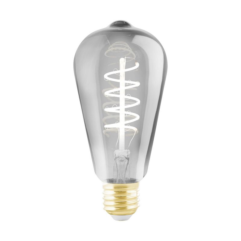 EGLO led filament ST64 lamp Smoke spiraal E27 4Watt