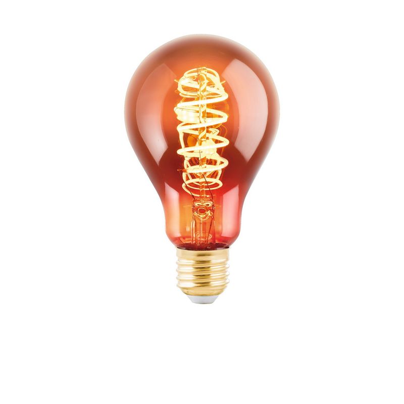 EGLO led filament A75 lamp koper spiraal E27 4W
