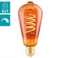 EGLO led filament ST64 lamp koper spiraal E27 4W