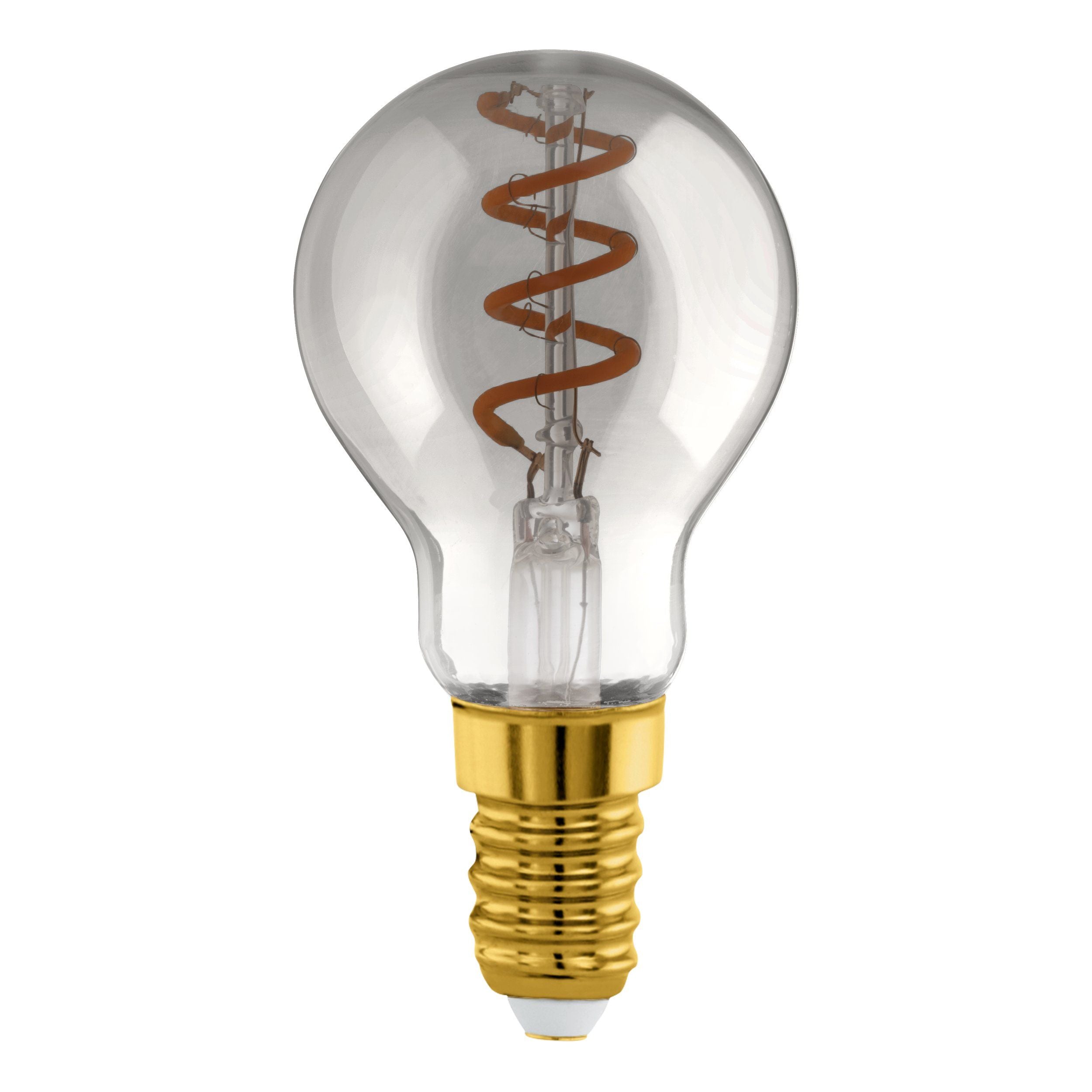 EGLO led filament P45 kogellamp Smoke spiraal E14/ 4Watt OP=OP