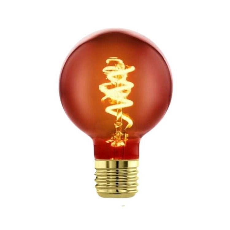 EGLO ledfilamentlamp G60 koper spiraal E27 4W