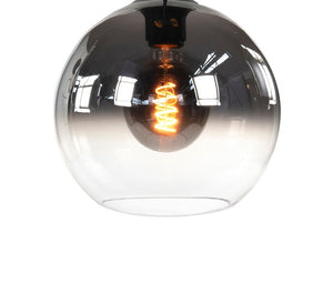 Fantasy Globe Los Glas Semi Smoke glas Ø25cm