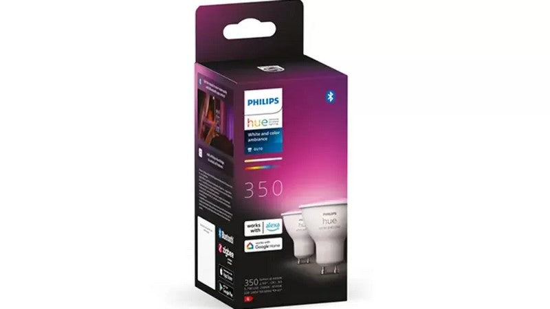 Philips HueWCA 4.3W GU10 2-Pack verpakking