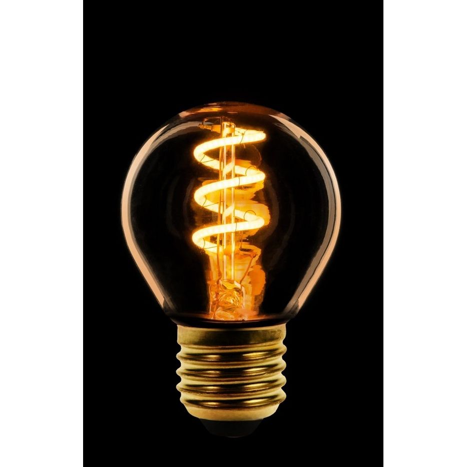 Eth spiraal filament kogel E27 5W 3 stappen dimbaar Flame 2200k 6-301127  - De Smid Verlichting