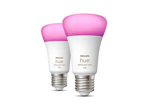 Philips HueWCA 9W A60 E27 2P EU White &amp; Color