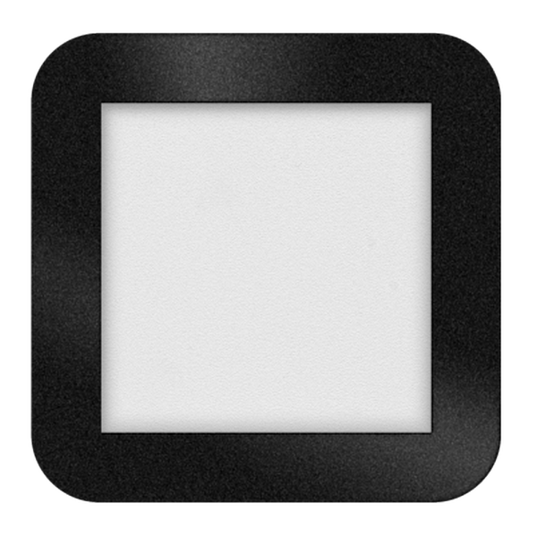 Anne Led plaf vierkant 3 step dimming 2700k 10w 530lm ip44 zwart 17x17x2.7cm