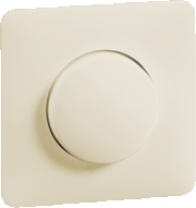 ETH Peha Dimmerplaat + knop wit (creme) 7-80610HRW
