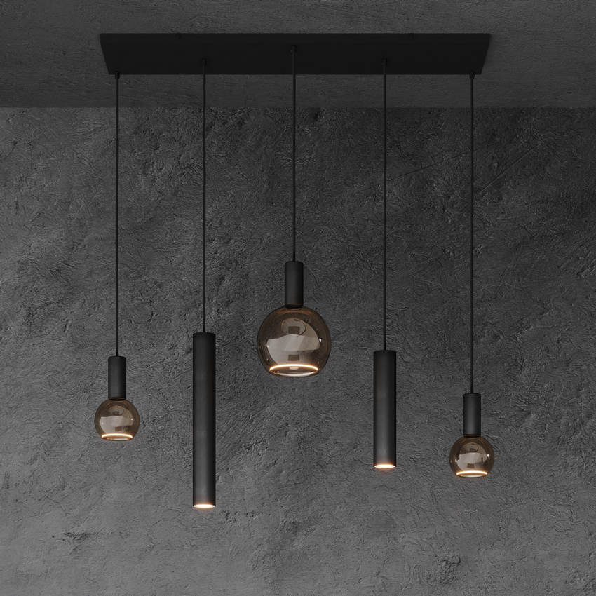 Ztahl Riva 5L- Hanglamp 4302-platinum 100x22cm