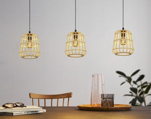 Stars of Light Montezuelo 3-Lichts Hanglamp Hout/Zwart Op=Op De laatste Showroom model NU