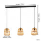 Stars of Light Montezuelo 3-Lichts Hanglamp Hout/Zwart Op=Op De laatste Showroom model NU