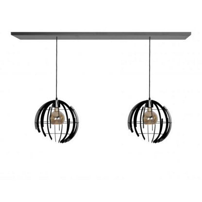 Ztahl Terra 2-Lichts Hanglamp 2404-O-Messing (oud Messing (Brons)