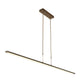 Steinhauer Zelena LED Hanglamp 155cm 7971BR Brons