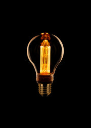Eth Standaard lamp A60  5w/2,5w/1watt 200Lumen Step-dimming E27 Flame