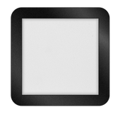 ETH Anne Led plafondlamp vierkant 3 step dimming 2700k 12w 700lm ip44 Zwart 05-PL2308-30 Zwart
