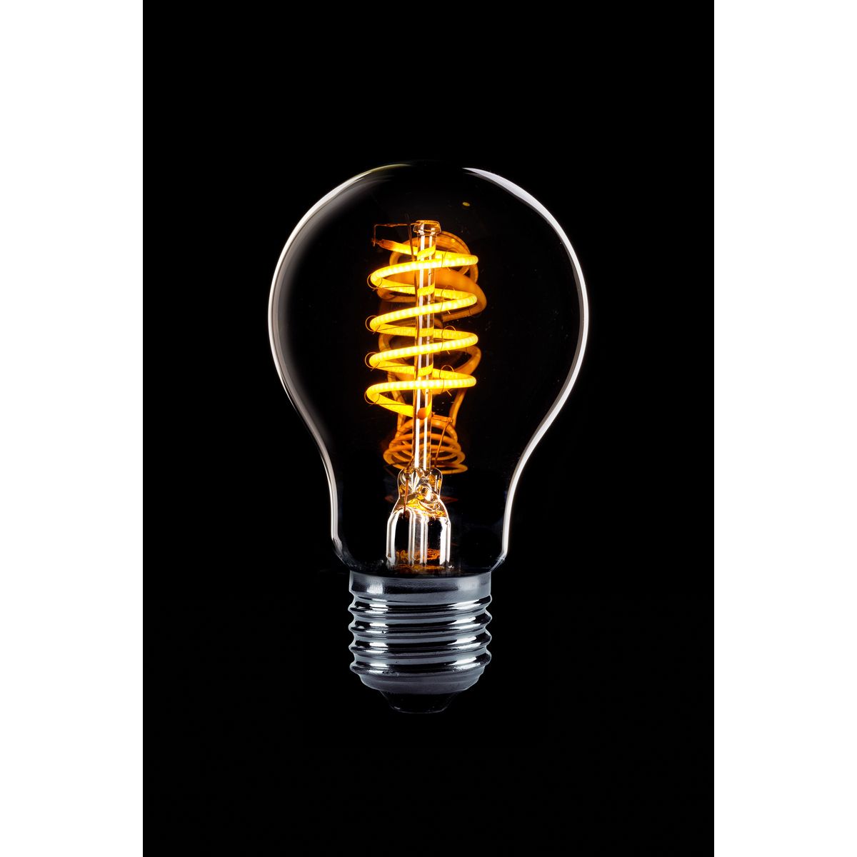 ETH dag/Nacht Sensor LED Lamp A60 spiraal 4w e27 230v 2200k helder glas 260l  6-188767 - De Smid Verlichting