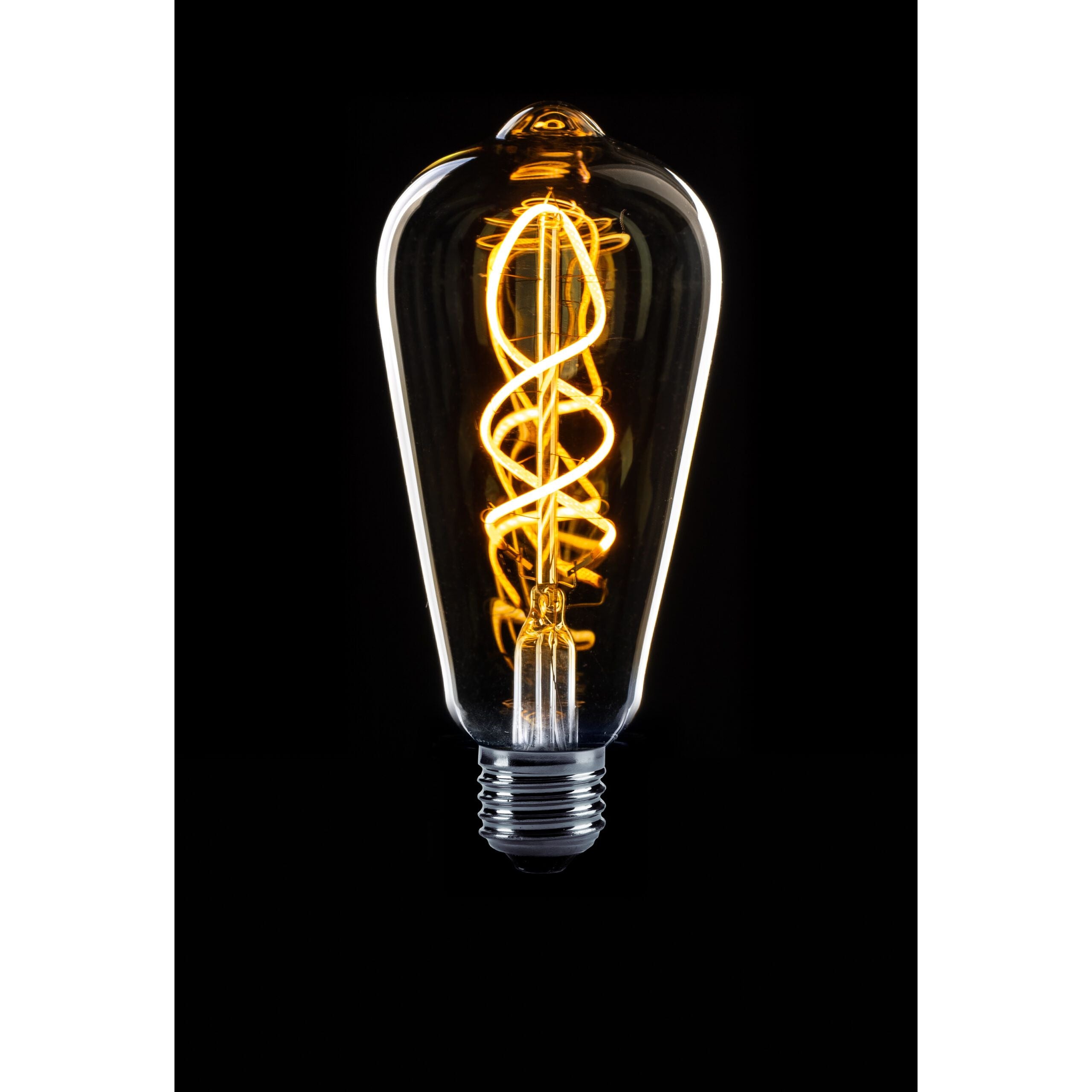 ETH Sensor led Edison ST64 spiraal 4w e27 230v 2200k helder glas 260l day/night 6-188774 - De Smid Verlichting