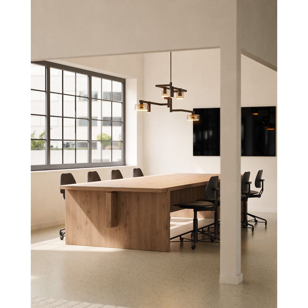 Ztahl Palau 8-Lichts Hanglamp 2100-Platinum - De Smid Verlichting