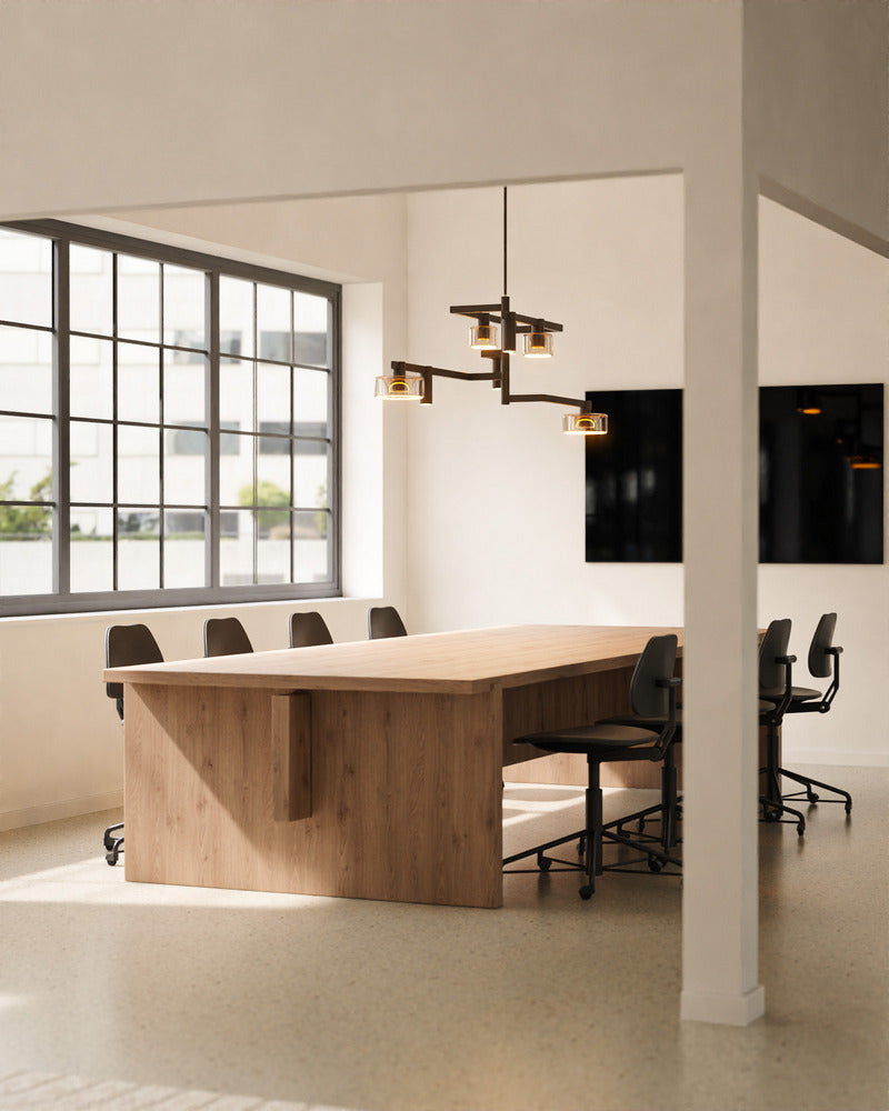 Ztahl Palau 8-Lichts Hanglamp 2100-Platinum