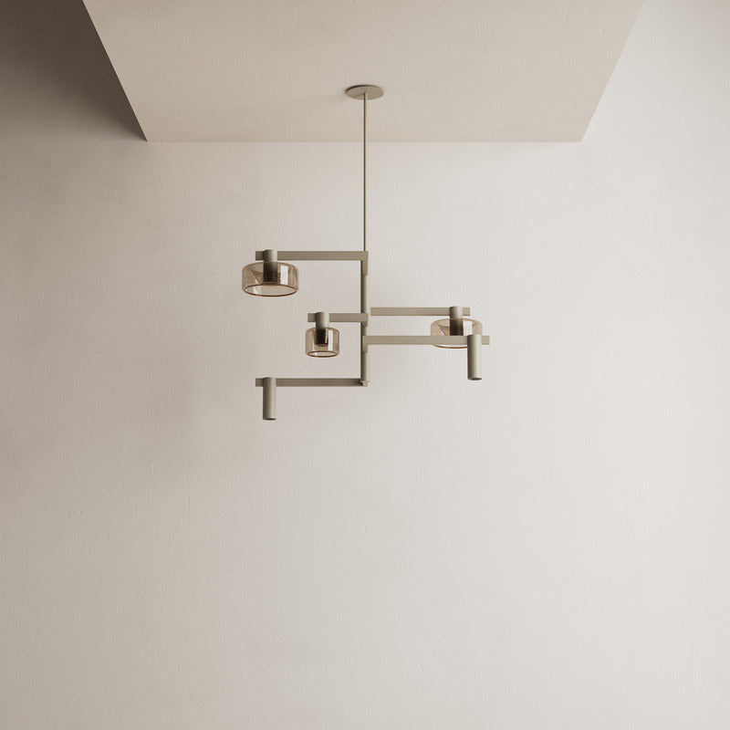 Ztahl Palau 5-Lichts Hanglamp 2110-Quartz