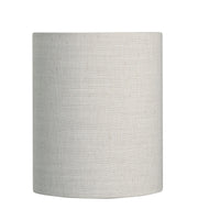 Oslo Cilinder kap Ø22cm 18-18-22 Linnen Off White op transparant 