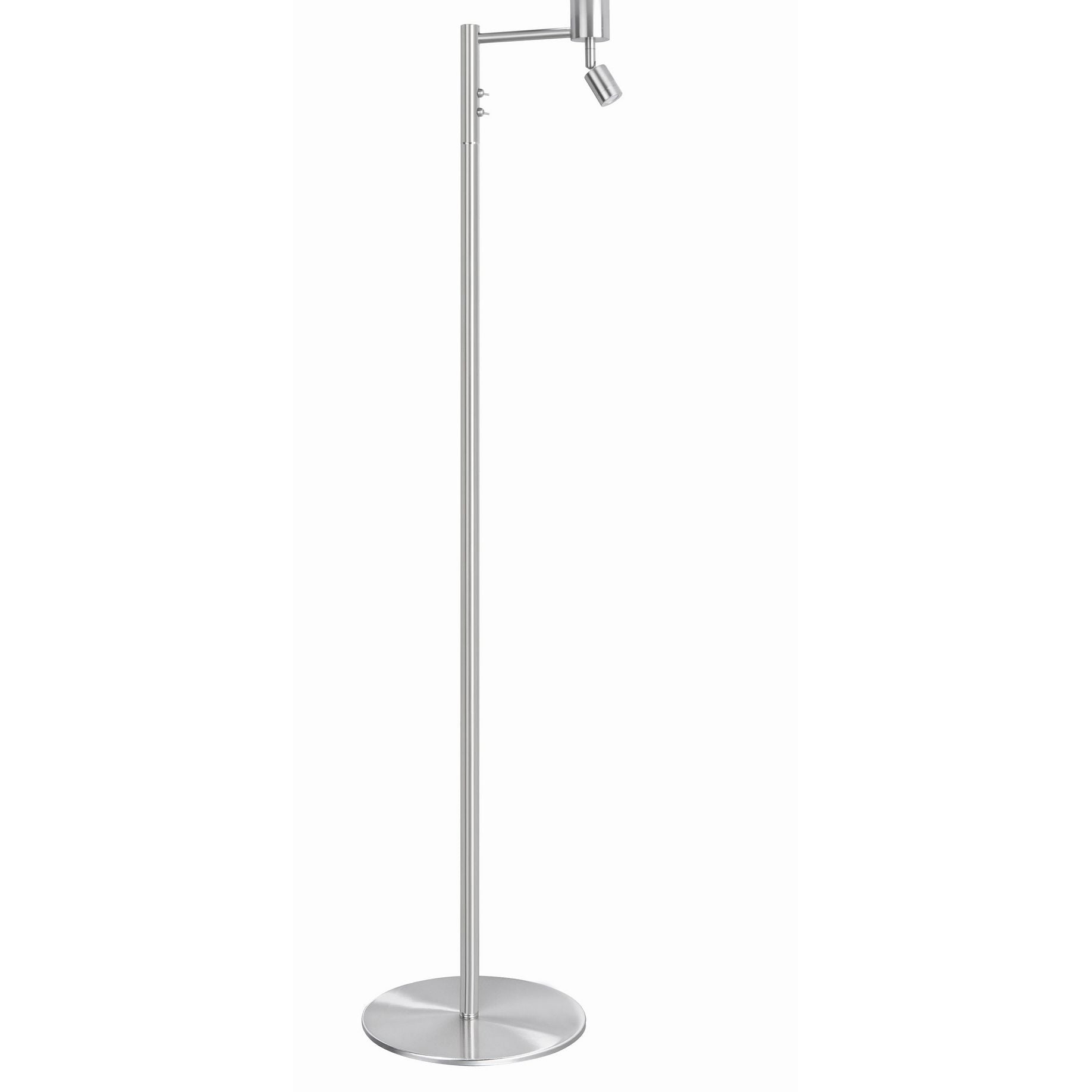 Havana vloerlamp zonder kap V4306.30 Nikkelmat - De Smid Verlichting