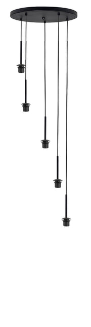 Bellini 5-Lichts Vide Hanglamp Zonder Glazen