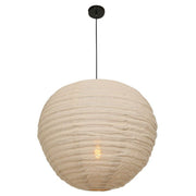 Hanglamp Bangalore 2136B - bamboe linnen kap