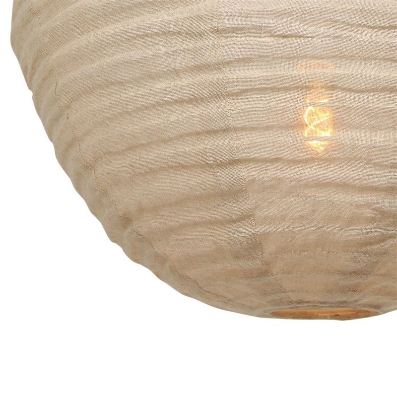 Hanglamp Bangalore 2136B - bamboe linnen kap