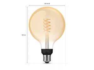 Philips HueW 7.2W Filament White G125 E27