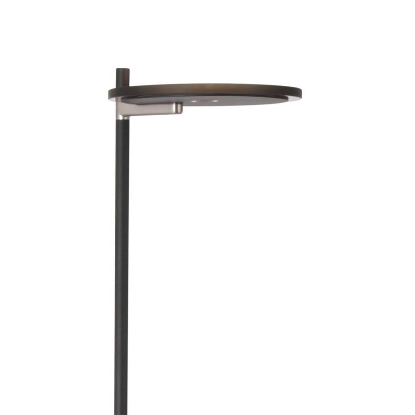 Steinhauer 2-Lichts Vloerlamp Turound 2989ZW Zwart/Smoke Glas
