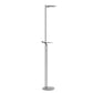 Steinhauer 2-Lichts Vloerlamp Turound 2989ST Nikkelmat/Helder Glas