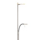 Steinhauer 2-Lichts Vloerlamp Turound 2989ST Nikkelmat/Helder Glas