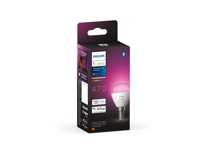 Philips Hue Kogellamp E14 WCA (White/Color/Ambiance)