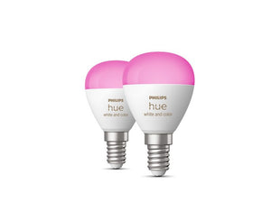 Philips Hue Kogellamp E14 WCA (White/Color/Ambiance)-2-Pack