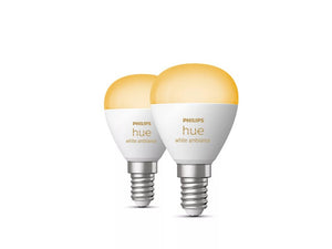 Philips Hue Kogellamp E14 WA (White/Ambiance) 2-Pack