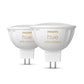Philips HueWA 5.1W MR16 2-Pack 12v. White/Ambiance