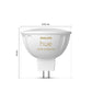 Philips HueWA 5.1W 12V MR16 1P EU 12v. OP=OP