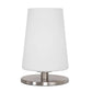 Steinhauer Ancilla Tafellamp 3101ST Nikkelmat/Opaal Glas