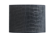 Losse Velourse Stoffenkap 30-30-22 cm Zwart/Goud OP=OP De Laatste Showroom model