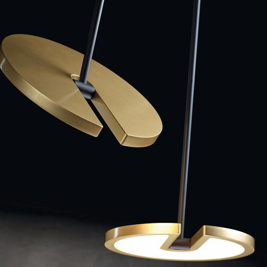 Holtkötter Janus H Hanglamp/Plafondlamp 2183-2-59 Zwart/Mat Goud