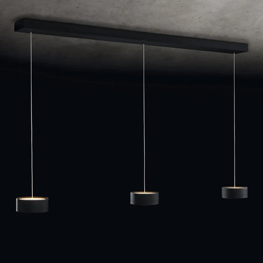 Holtkotter Favor 3-Lichts Hanglamp 2053-3-55 Zwart