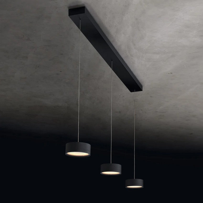 Holtkotter Favor 3-Lichts Hanglamp 2053-3-55 Zwart