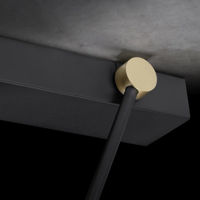 Holtkötter Janus E Plafondlamp 2171-1-59 Zwart/Mat Goud
